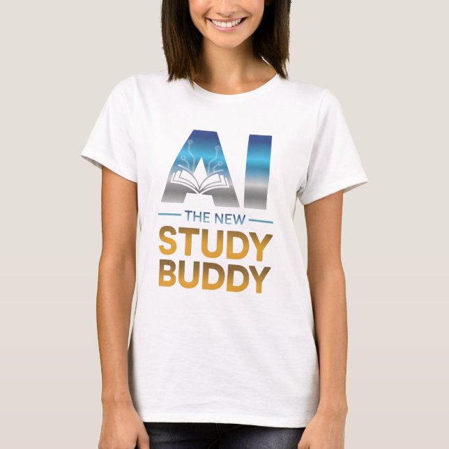 Camiseta Design de Companheiro de Estudo de Inteligência Ar (Frente)