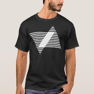 Camiseta design de composição de triângulos