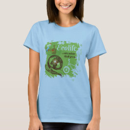 Camiseta Design de Consciência Ambiental para Amantes da Na