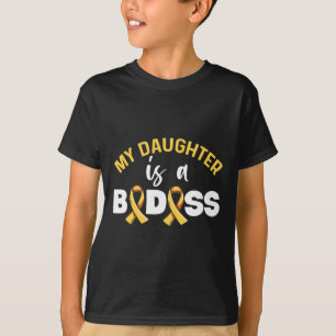 Camiseta Design de Consciência do Cancer para a Infância pa