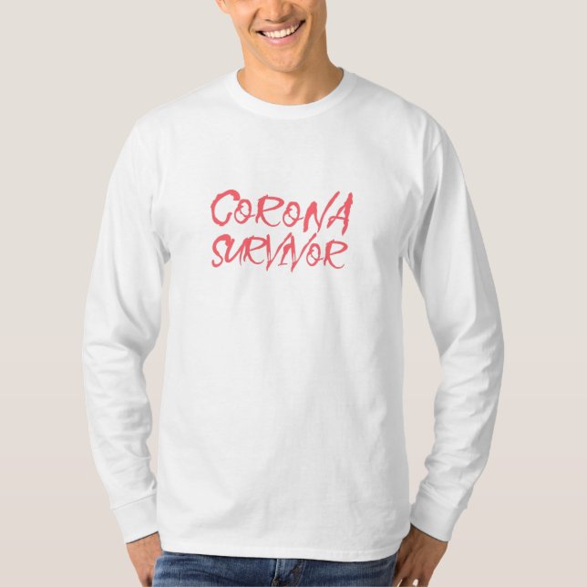 Camiseta Design de Consciência do Vírus Corona (Frente)
