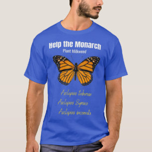 Camiseta Design de conservação da borboleta monarca