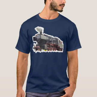 Camiseta Design de contraste da locomotiva para locomotivas