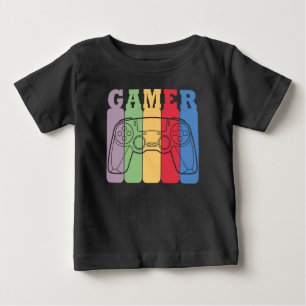 Camiseta Design de Controle de Jogo Retro