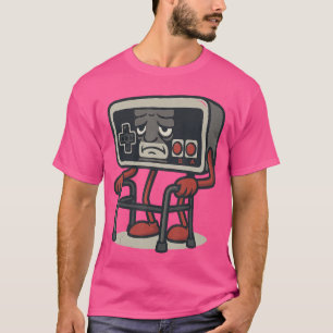 Camiseta Design de Controle de Jogo Retro Divertido para Ga