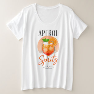 Camiseta Design de Coquetel Aperol Spritz