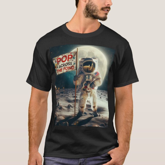 Camiseta Design de cor da lua (Frente)