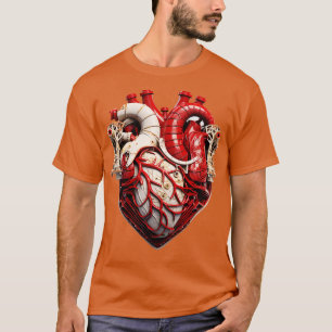 Camiseta Design de coração atômico