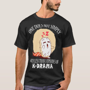 Camiseta Design de Coração de Dedo do Drama Coreano Kdrama