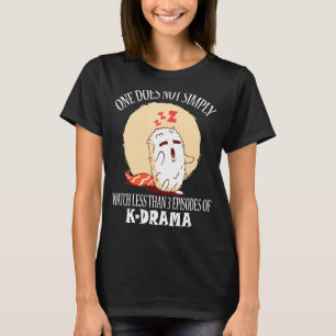 Camiseta Design de Coração de Dedo do Drama Coreano Kdrama