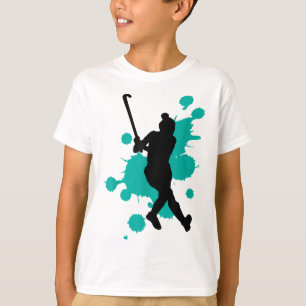 Camiseta Design de cores vibrantes para jogador de hóquei d