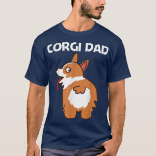 Camiseta Design De Corgi Engraçado Para O Pai Padre Pet Dog
