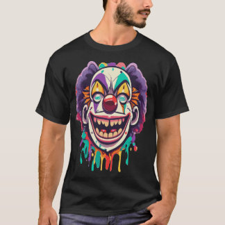 Camiseta Design de Coringa Colorida