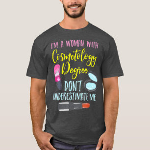 Camiseta Design de Cosmetólogo para Grau de Estampagem do C
