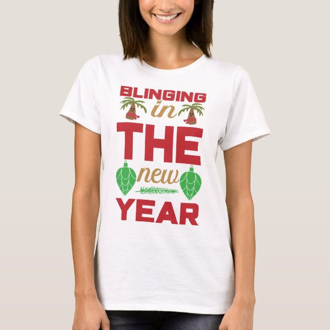 Camiseta Design de Cotação de Natal (Frente)