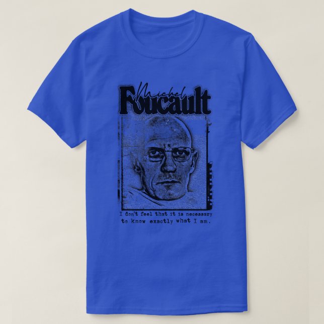 Camiseta Design de Cotação Michel Foucault (Frente do Design)