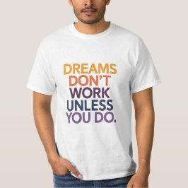 Camiseta Design de Cotação Motivacional