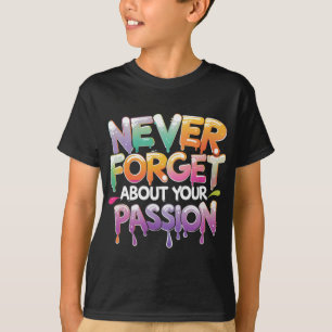 Camiseta Design de Cotação Motivacional de Tipografia de Dr
