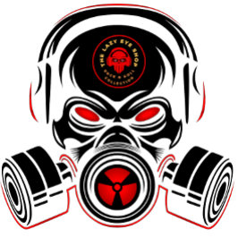 Camiseta Design de crânio radioativo