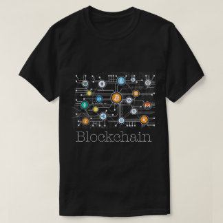Camiseta Design de Criptografia de Rede Blockchain