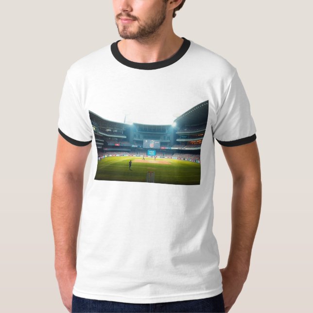 Camiseta design de críquete (Frente)