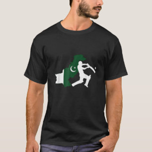 Camiseta Design de críquete do Paquistão - Mulher da Equi