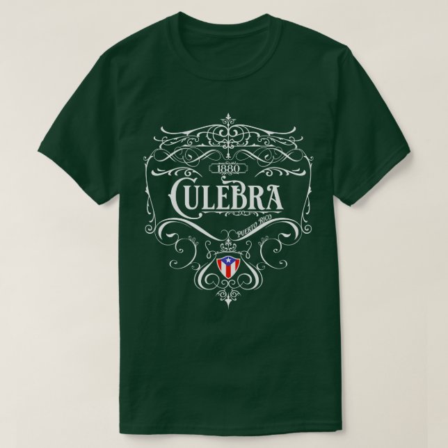 Camiseta Design de Culebra Vintage (Frente do Design)