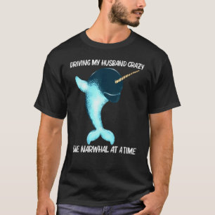 Camiseta Design de Cute Narwhale Para Mulheres Mamãe Ártico