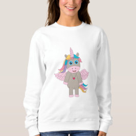 Camiseta Design de Cute Rainbow Unicorn