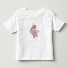 Camiseta Design de Cute Rainbow Unicorn