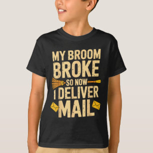 Camiseta Design de Dama de Correio para Mulheres Meninas Tr