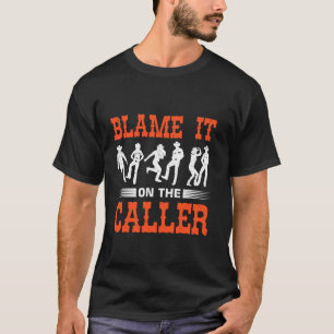 Camiseta Design de dança ao quadrado ocidental para um danç