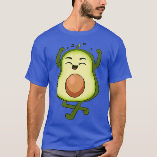 Camiseta design de dança do avocado engraçado guacamole