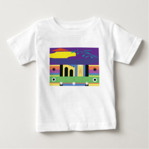 Camiseta Design de Decoração e Negrito Maximalista para Art