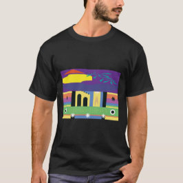 Camiseta Design de Decoração e Negrito Maximalista para Art