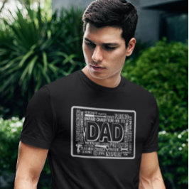 Camiseta Design de definição de pai