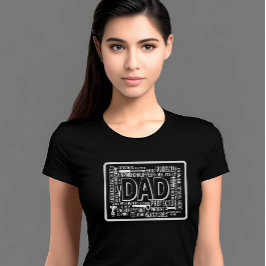 Camiseta Design de definição de pai