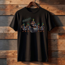 Design de Desenho Animado da Gangue do Pato Engraç