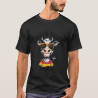 Design de desenho animado de vaca engraçada de Mou