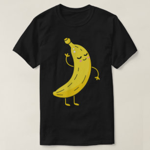 Camiseta Design de desenho animado engraçado de banana danç