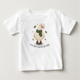 Camiseta Design de Desenho Animado Outono Aconchegante