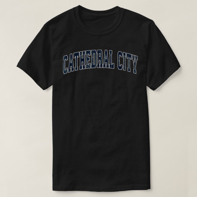 Camiseta Design de Desportes da Cathedral California CA Vin (Frente do Design)