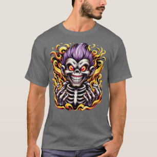 Camiseta Design de Dia das Bruxas de Macacos Cheeky Bonitos