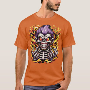 Camiseta Design de Dia das Bruxas de Macacos Cheeky Bonitos