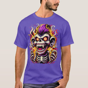 Camiseta Design de Dia das Bruxas de Macacos Cheeky Bonitos