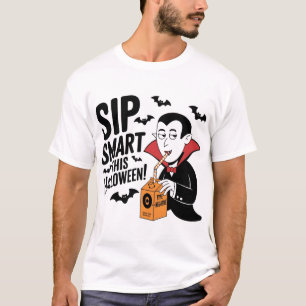 Camiseta Design de Dia das Bruxas, Temido por Vampiros