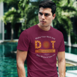 Camiseta Design de Dia Internacional do Ponto