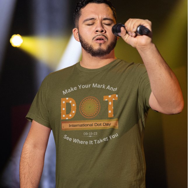 Camiseta Design de Dia Internacional do Ponto (Criador carregado)