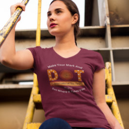 Camiseta Design de Dia Internacional do Ponto