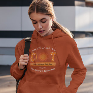 Camiseta Design de Dia Internacional do Ponto